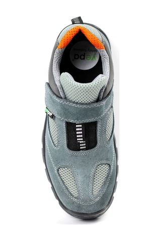 Yepa Yazlık Çelik Burun İş Ayakkabısı Gri Süet M1020