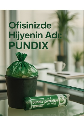 Pundix Pundıx J300 Çöp Poşeti 80x110 Cm Siyah 10 Lu Rulo 1 Koli 20 Rulo Dayanıklı, Sızdırmaz Ve Geniş Hacimli Çöp Torbası