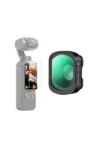 K&f Concept Osmo Pocket 3/4 Için 10x Makro Lens Yakın Çekim Filtresi - Ekran Koruyucu