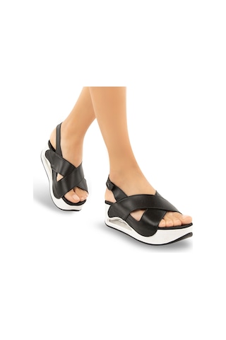 Muya Orthopedix Assos Anatomik Air Max Tabanlı Cırtlı Kadın Sandalet 31213 001