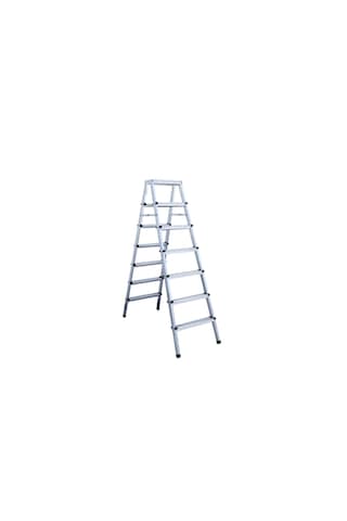 7+7 Basamaklı Çift Çıkışlı Katlanır Profil Merdiven 20x40 Çok Amaçlı/pratik/kolay