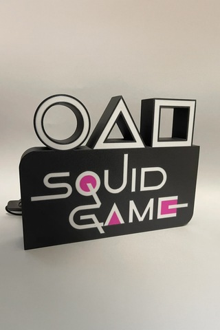 Squid Game Dekoratif Led Aydınlatma Çok Renkli