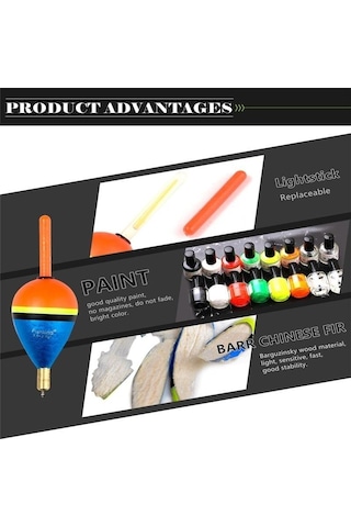 Ftk 5 Adet Balıkçılık Barguzinsky Uzun Mesafe Köknar Şamandıra 6g 8,5g 9g Uzunluk 80mm 85mm Color 004 Size 5-3