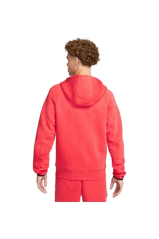Nike Tech Fleece Erkek Kırmızı Günlük Stil Sweatshirt