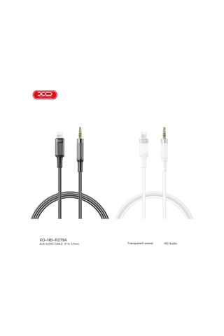 Dönüştürücü Teknoloji Lightning To 3.5mm Aux İphone Ve İpad Uyumlu 1 Metre Ses Aktarım Kablosu