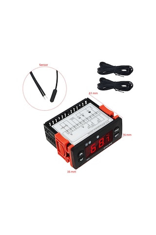 Etc 974 Dijital Termostat Çift Prop