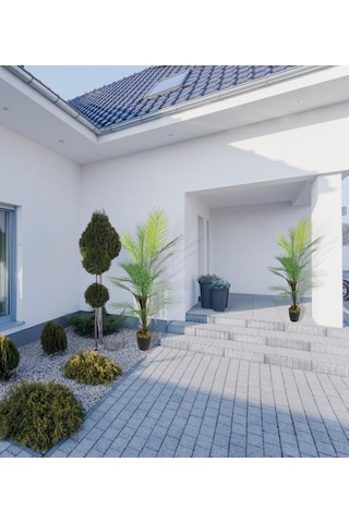 Yapay Ağaç Areka Ağacı Palmiye Ağacı Salon Bitkisi Doğal Palmiye