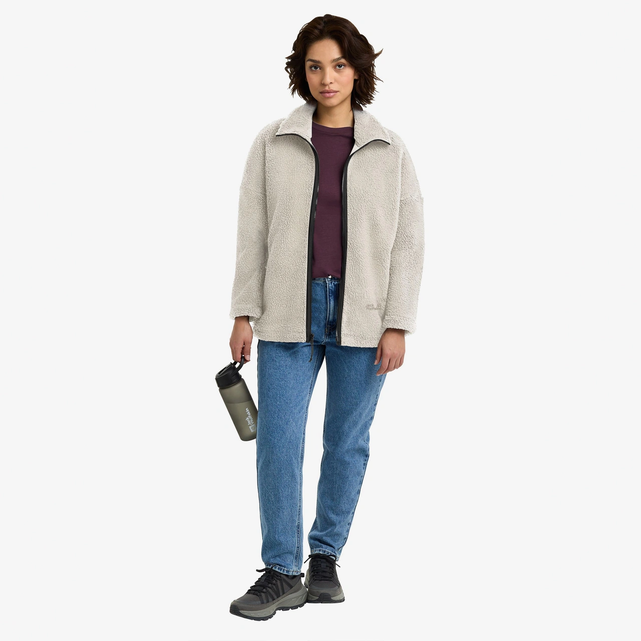 Jack Wolfskin Stone Lite Kadın Krem Outdoor Ceket A65072