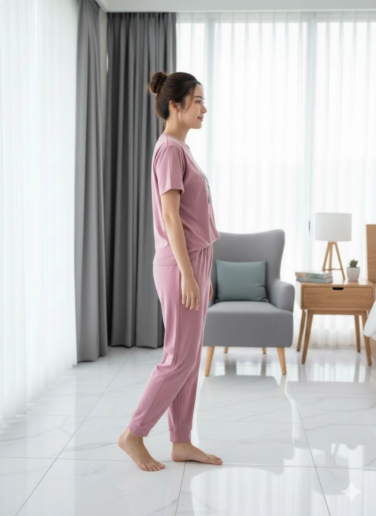 Kadın Pembe Kısa Kol Pijama Takım Pembe