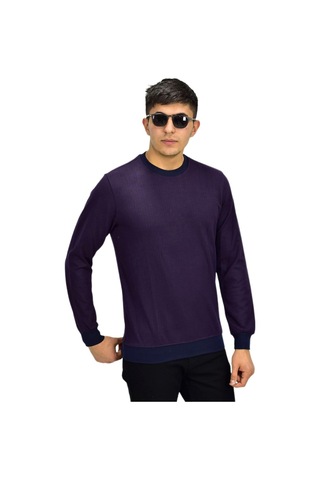 Erkek Spor Sıfır Yaka Sweatshirt R2270 Bgl-st03187 001