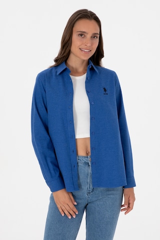 U.s. Polo Assn. Kadın Mavi Gömlek Basic 50316518-vr212 Royal Blue