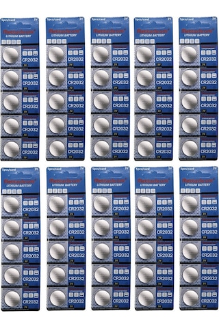 Mettzchrom Cr2032 3v Lityum Pil 1 Kutu 100 Adet