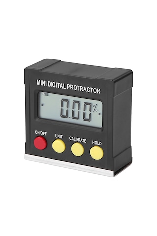 Moveevo Kompakt Dijital Açı Ölçer - Yüksek Hassasiyetli Manyetik Eğim Ölçüm Cihazı