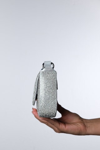 Vial Gümüş Taşlı Kadın Abiye Çanta Gümüş