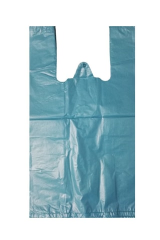 Kalın Mavi Poşet Büyük Boy 1 Kg Hışır Atlet Poşet