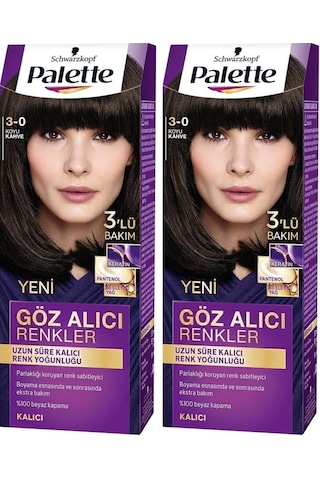 Palette Göz Alıcı Renkler 3 - 0 Koyu Kahve X 2 Adet