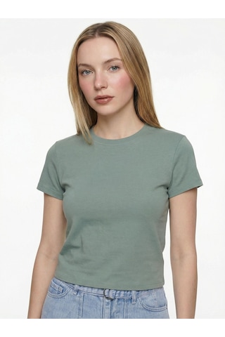 LOFT Slim Fit Kadın Tshirt K.kol Çok Renkli
