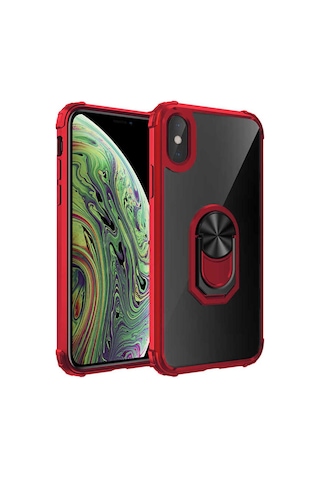 Apple Uyumlu iPhone Xs 5.8 Kılıf Zore Mola Kapak Kırmızı