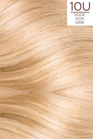 L'Oréal Paris L'Oréal Paris Excellence Creme Nude Renkler Saç Boyası – 10U Nude Açık Sarı 10U Nude Açık Sarı
