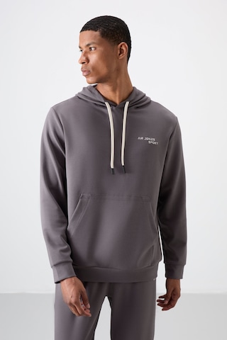 Tommy Life Koyu Gri Pamuklu Kalın Yumuşak Dokulu Comfort Fit Nakışlı Erkek Eşofman Takım - 85255 Koyu Gri