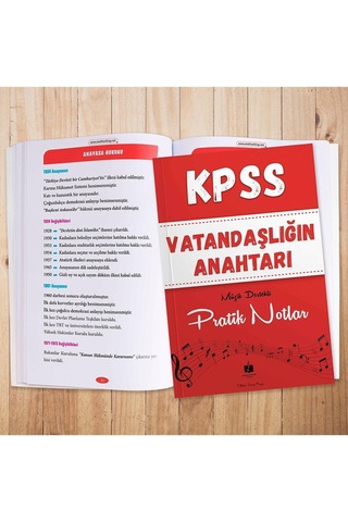 Kpss Vatandaşlığın Anahtarı Müzik Destekli Pratik Notlar - Umut Kaya