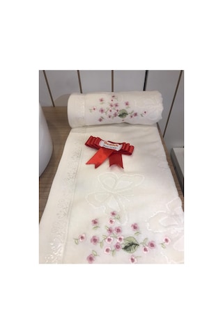 Özdilek Jasmin El-yüz Havlusu 2'li Krem