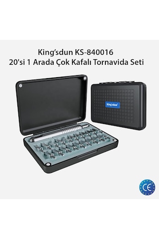 Kingsdun 20 Si 1 Arada Manyetik Mini Tornavida Seti Ks-840016