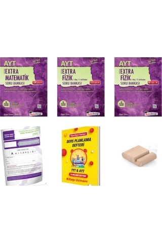 Ayt Extra Matematik +fizik 1-2 Soru Bankası 2025-2026 + Telefon Tutucu + Tyt Deneme