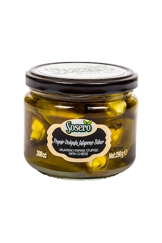 Sosero Peynir Dolgulu Jalapeno Biber Cam 290 G