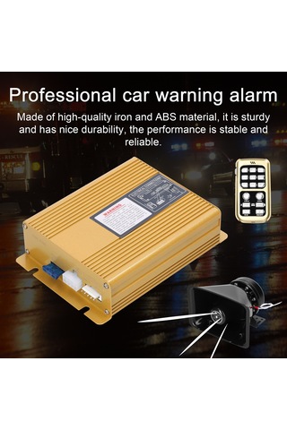 200w 18 Ton Araba Yüksek Uyarı Alarmı Profesyonel Acil Siren Korna Seti Uzaktan Kumandalı Elektronik Pa Sistemi 12 V Araba Kamyon Mühendislik Aracı İçin