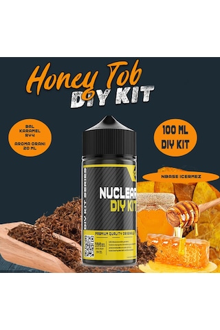 Nuclear 100 Ml Dıy Kit Honey Tobacco Gıda Aroma 20 Ml Aroma İçerir Nuclear 100 Ml Dıy Kit Honey Tobacco Gıda Aroma 20 Ml Aroma İçerir