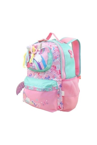 Vest İlkokul Çantası Turkuaz Pembe Unicorn