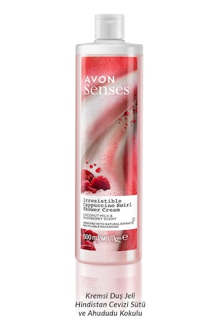 Avon Senses Hindistan Cevisi Sütü & Böğürtlen Kokulu Duş Kremi 500 ML