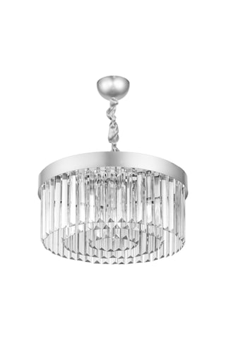 Desina 40'lık Kristal Taşlı Lüks Avize - Gümüş-yaldız Gümüş Yaldız