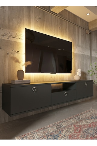 Resital Tv Ünitesi S1834-4 Antrasit Antrasit
