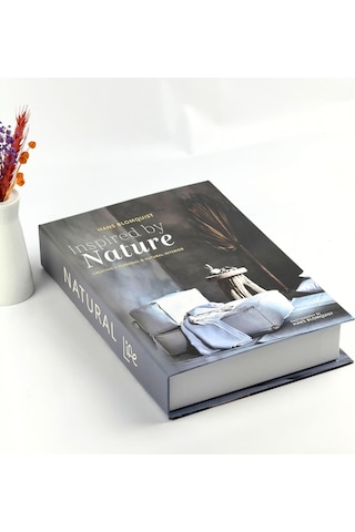Bak Gel Al Kitap Görünümlü Dekoratif Kutu, Iskandinav Tarzı Kitap Şeklinde Saklama Kutusu, Ev Dekora Sku: Smgstkc47e06cefc 10