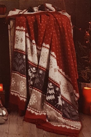 Aksu Pamuklu Battaniye Çift Kişilik- Ted- 180 X 220 Cm Karışık