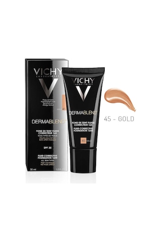 Vichy Dermablend Likit Düzeltici Fondöten Spf35 Gold 45 30 ML