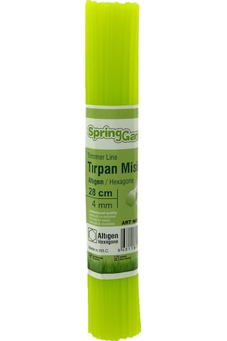 Motorlu Tırpan Misinası 4.0 Mm 28 Cm Altıgen Çubuk - 85 Adet