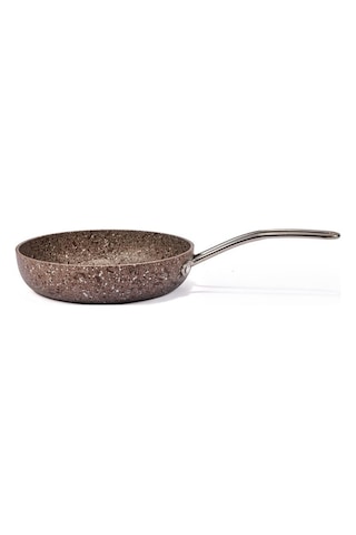 Brioni Stone Age Çizilmez Yanmaz Yapışmaz Terra 24 Cm Tava Kahverengi