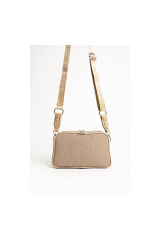 Just Polo Kadın Yeni Sezon Orta Boy Lakos Kumaş 5 Bölmeli Postacı Omuz Çantası Ebat 28 X 18 Cm Vizon Yeni 25154524