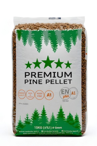 Doğal Çam Peleti %100 Katkısız Doğal 30 Litre 15kg Çam Kokulu