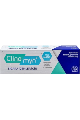 Clinomyn Sigara İçenler İçin Diş Macunu 75 ML