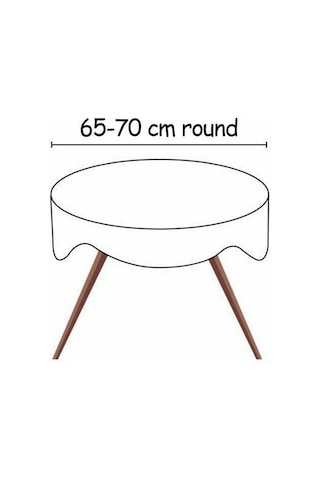 Xindoker El İşi Dantel Masa Örtüsü - Vintage Çiçek Desenli Yuvarlak Kahve Masası Kapağı Beyaz