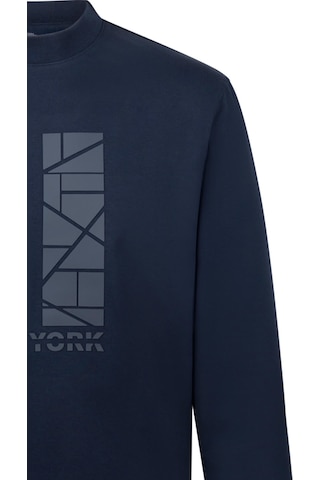 Hatemoğlu Lacivert Regular Fit Baskılı Pamuklu Bisiklet Yaka Sweatshirt 35103024a001 005 1852629 Lacivert