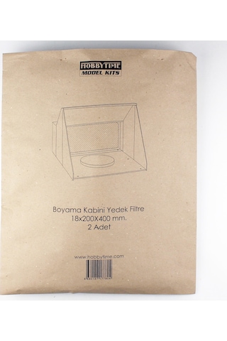 Hobbytime 780 Boyama Kabini Yedek Filtre, 18x200x400 Mm., 2 Adet