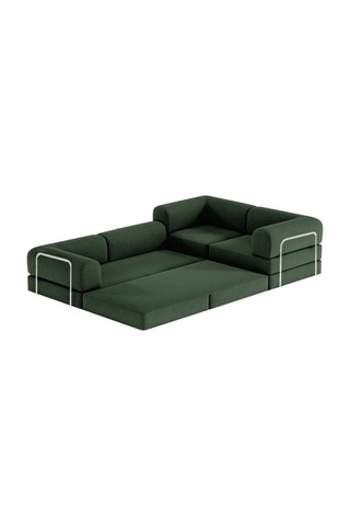 Modüler Legom L Koltuk Zümrüt