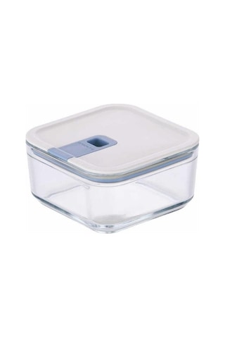 Neoflam Perfect Seal Kare Cam Saklama Kabı 720 ML Beyaz