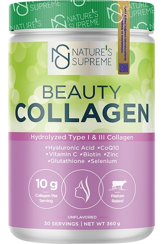 Natures Supreme Beauty Collagen Powder 360 Gr Aromasız