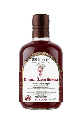 Fitomer Kırmızı Üzüm Sirkesi 500 Ml